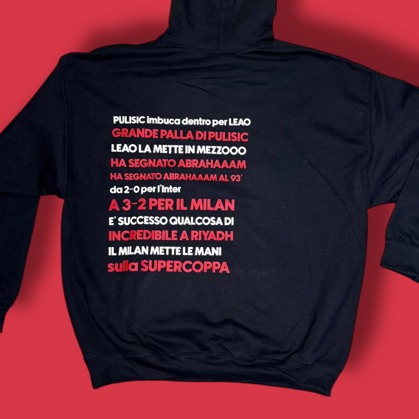 Hoodie “SUPERCAMPIONI” 🔴⚫️