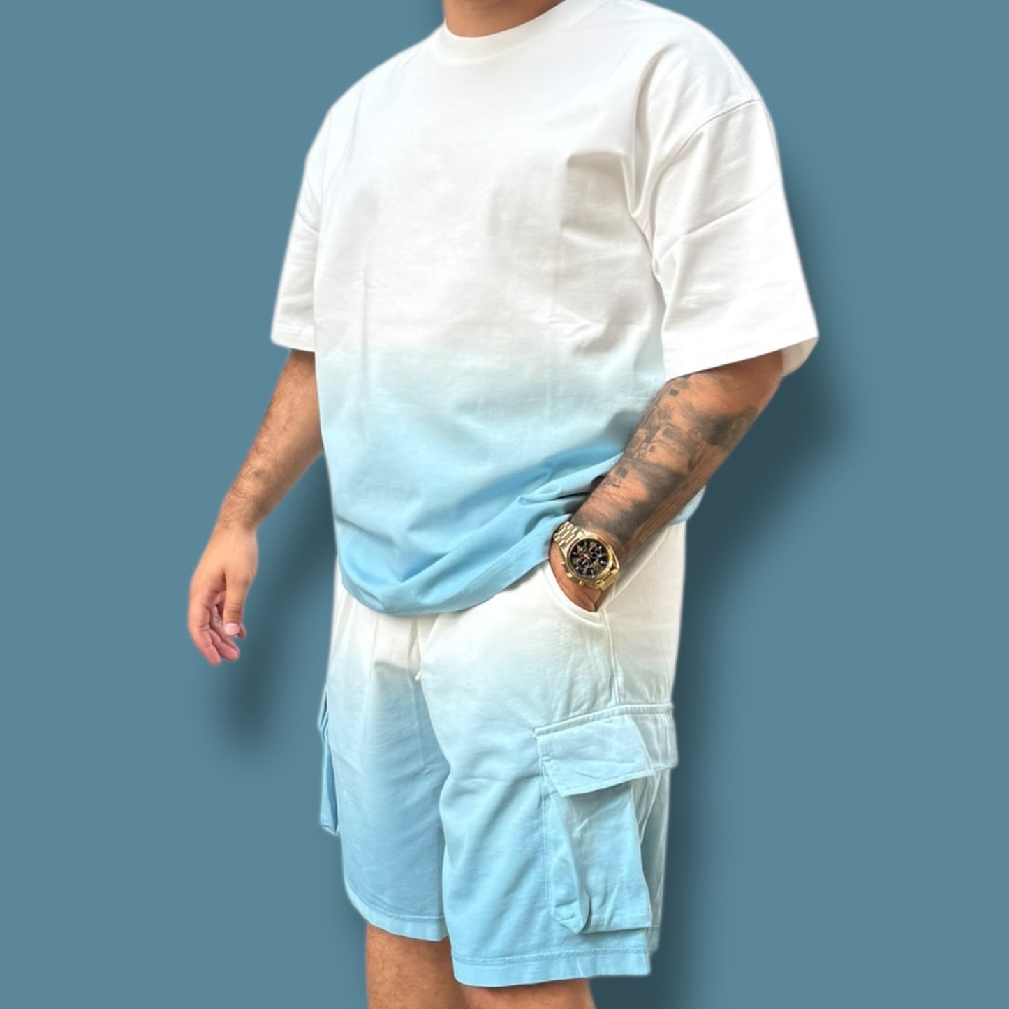 T-Shirt coordinato “BLUE SHADE” 💙