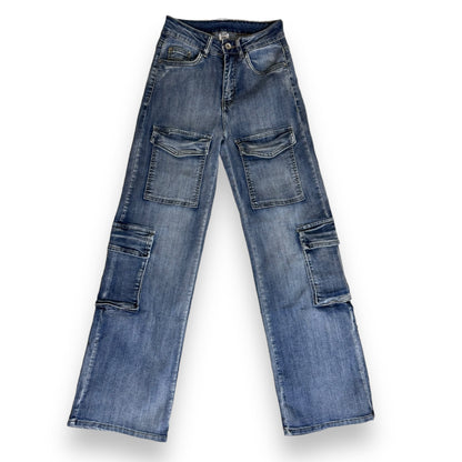 Jeans Cargo elasticizzato