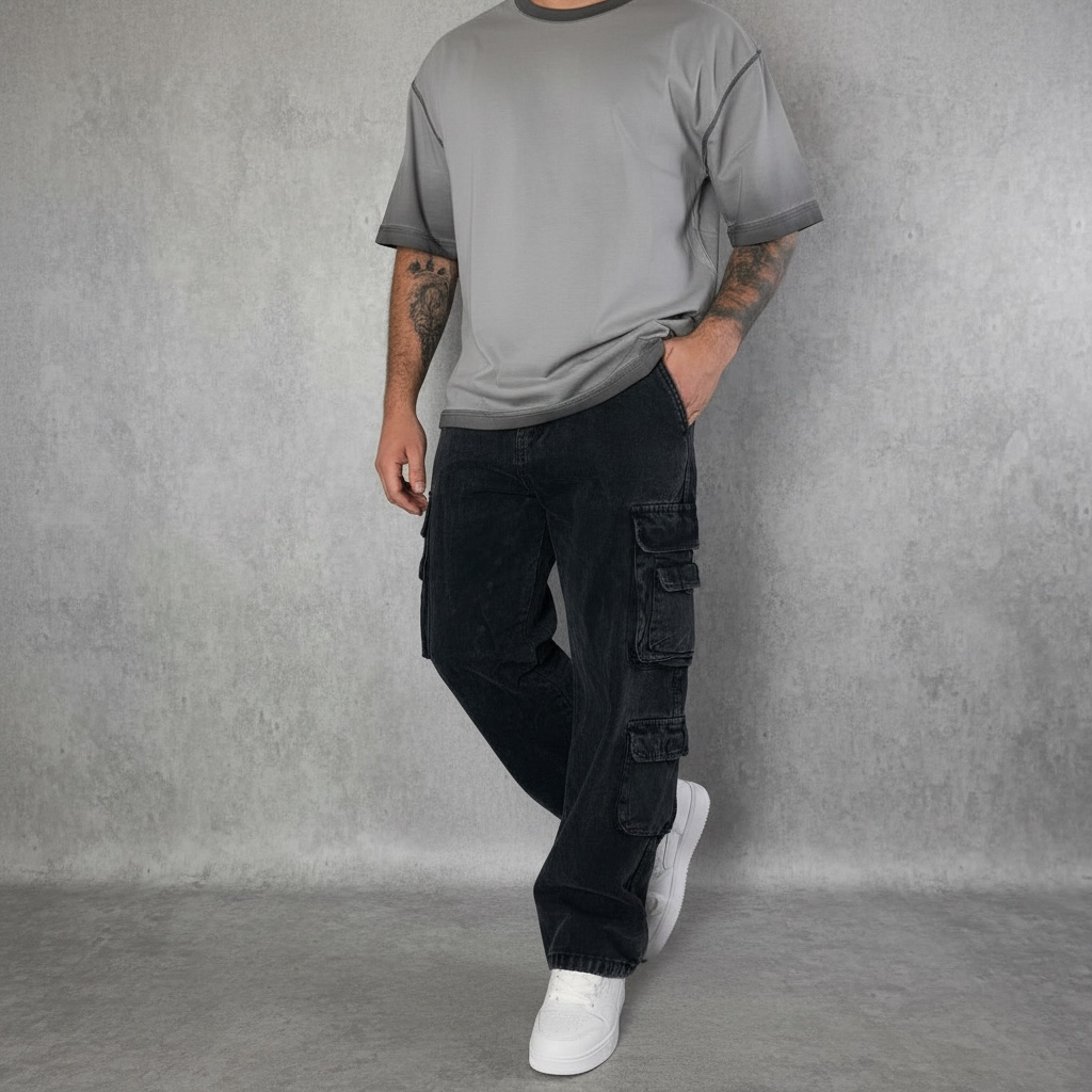 Jeans “CARGO NOIR”