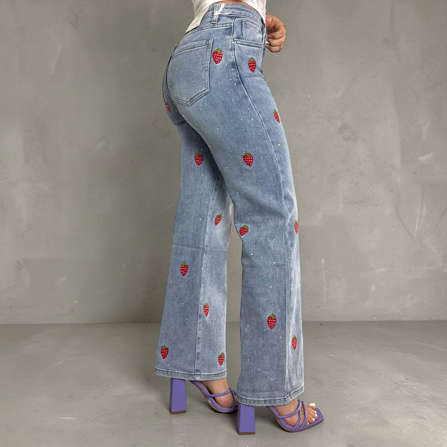 Jeans “STRAWBERRY” 🍓