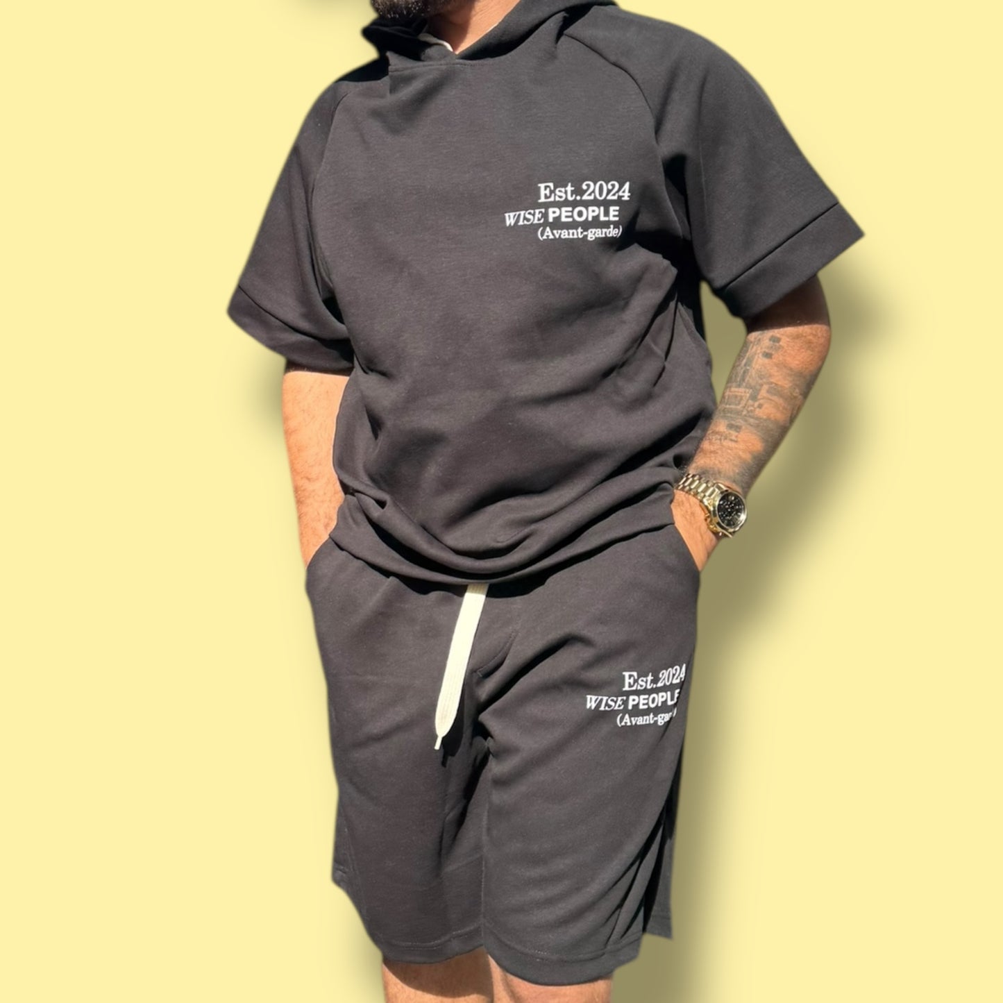 Short coordinato “WISE PEOPLE”