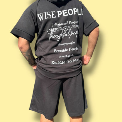Short coordinato “WISE PEOPLE”