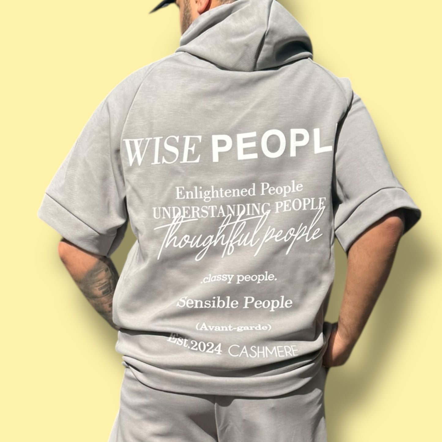 Short coordinato “WISE PEOPLE”